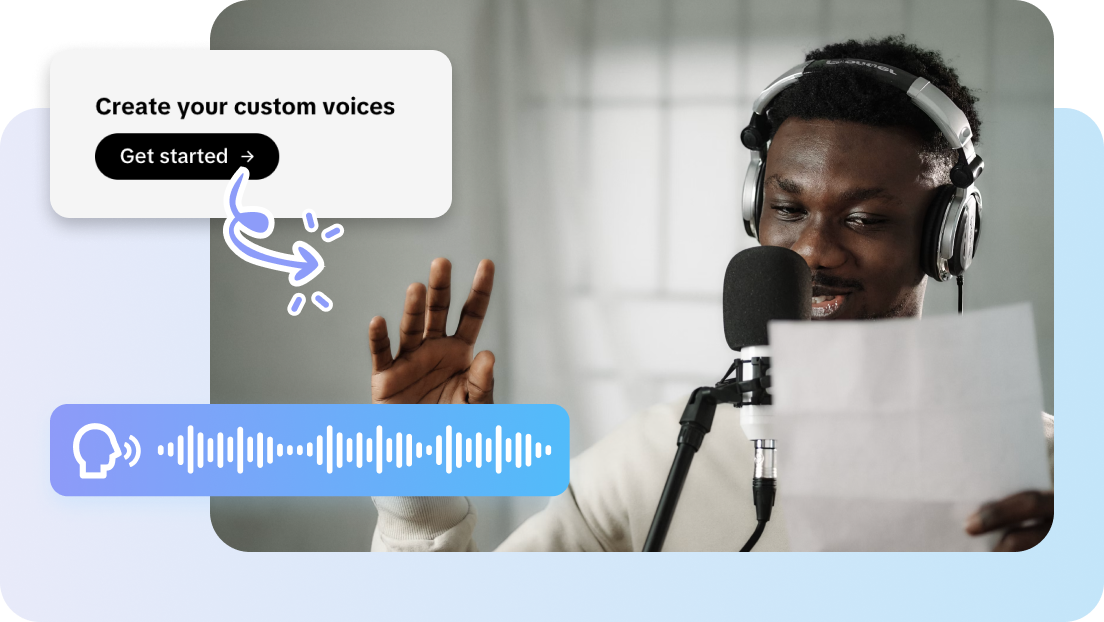 Create a customized cloning voice for your videos